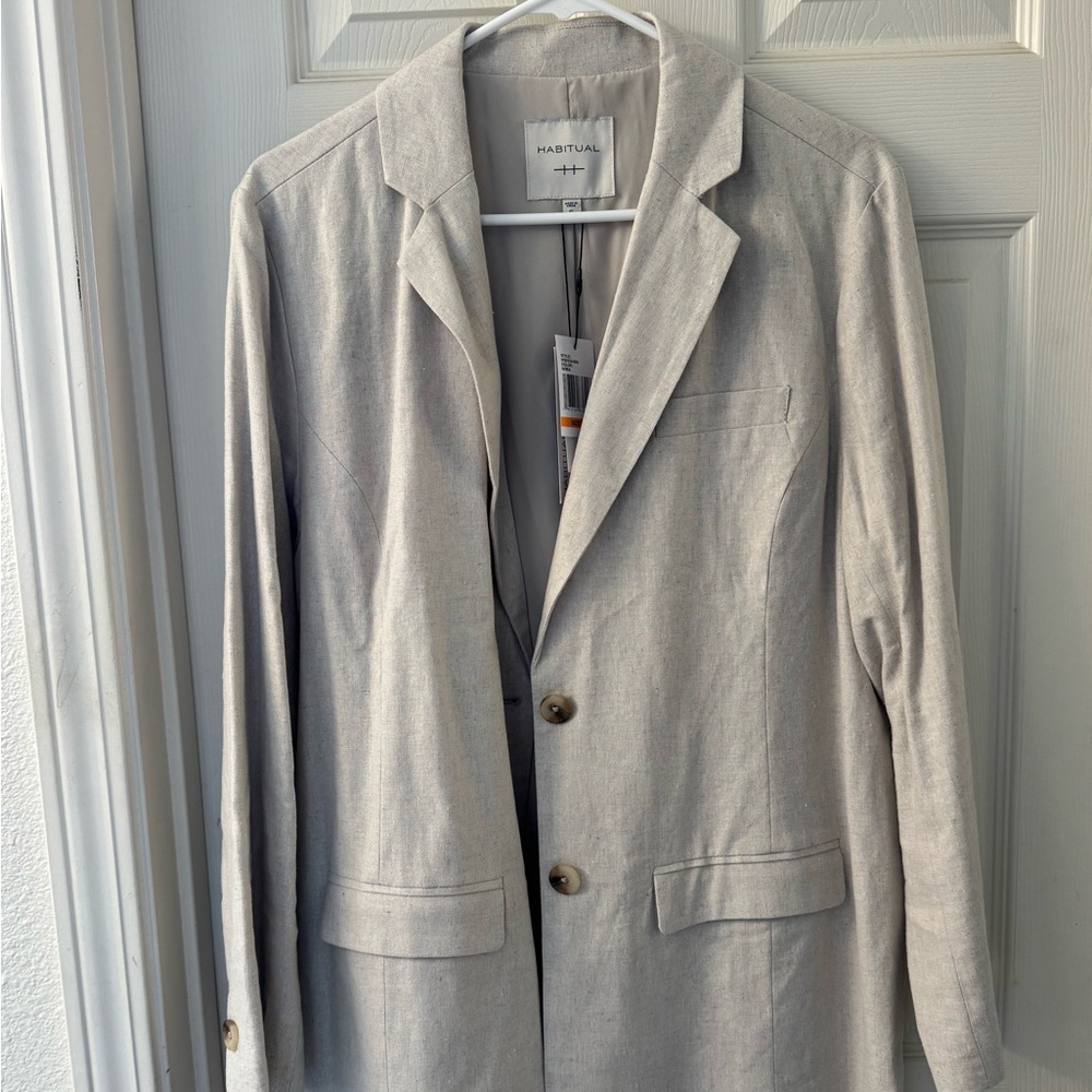 Habitual Oversized Linen Blazer